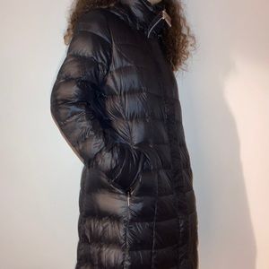 ⬆️ SOLD Calvin Klein Shine Hooded Puffer Coat.